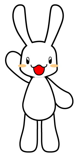 完成を楽しみに待っているイラスト