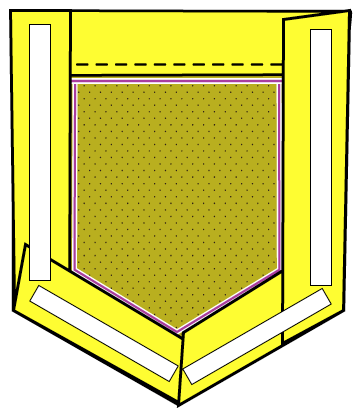ドールブラウスのポケットの縫い方