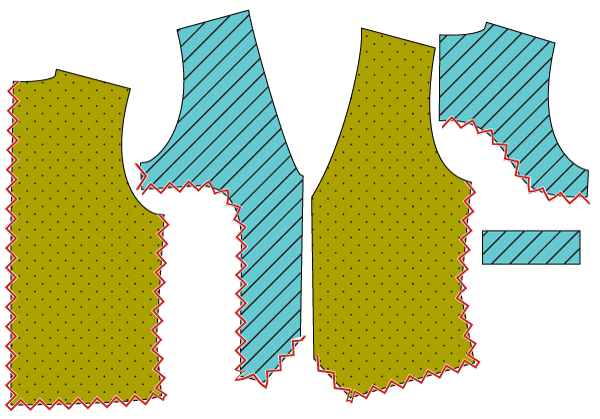 ベストの縫い方