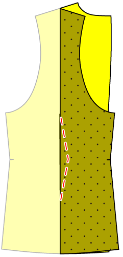 ベストの縫い方
