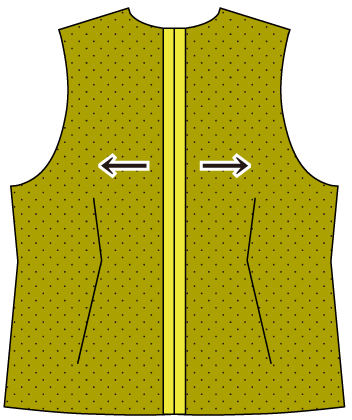 ベストの縫い方