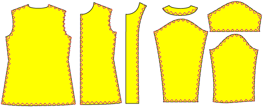 シンプルブラウスの作り方