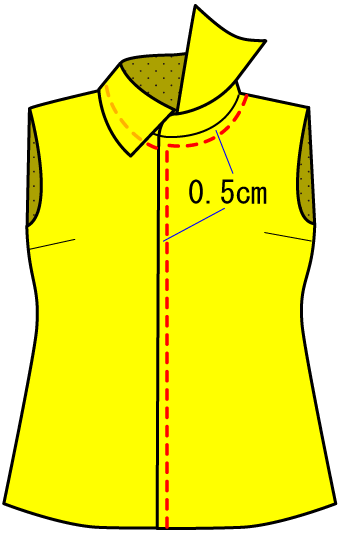 シンプルブラウスの作り方