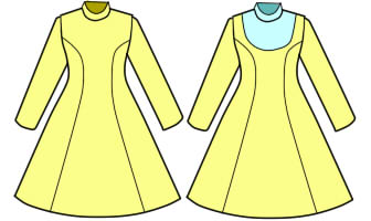 おそ松さん 十四松のメイド服のコスプレ衣装の作り方 自分で服を作りたい 縫い代がついた型紙 設計図 だから初心者におすすめです