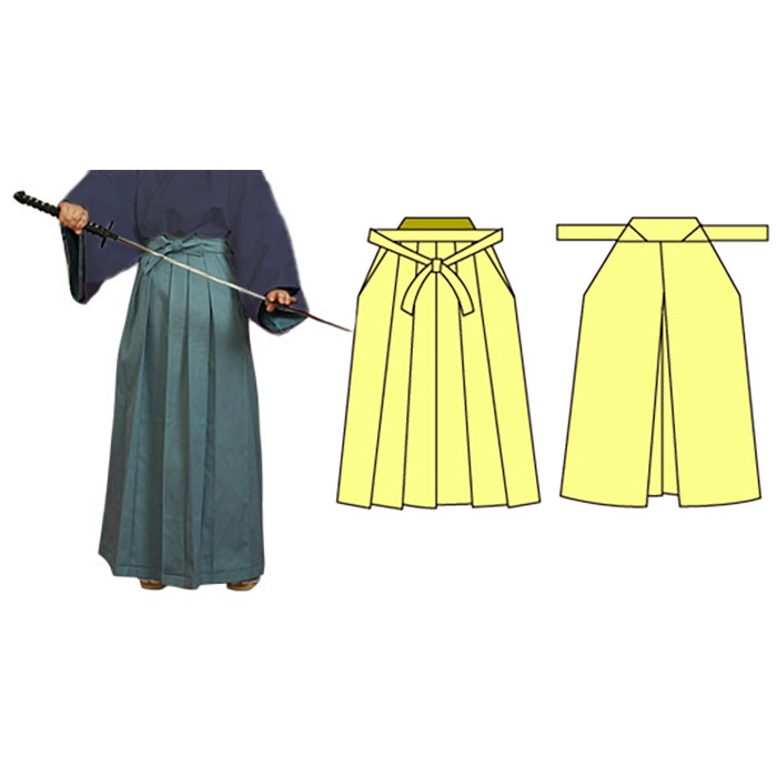 コスプレ用はかまもどきの作り方
